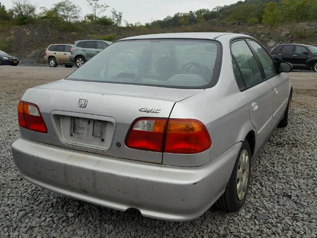 2HGEJ6618XH514353 - 1999 HONDA CIVIC BASE GRAY photo 4
