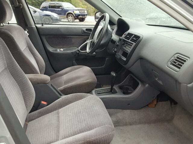 2HGEJ6618XH514353 - 1999 HONDA CIVIC BASE GRAY photo 5