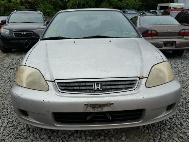 2HGEJ6618XH514353 - 1999 HONDA CIVIC BASE GRAY photo 9
