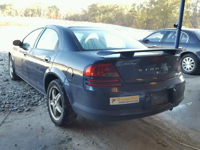 1B3EL76R95N573972 - 2005 DODGE STRATUS R/ BLUE photo 3