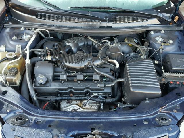 1B3EL76R95N573972 - 2005 DODGE STRATUS R/ BLUE photo 7