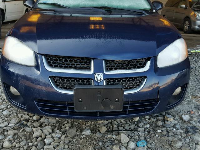 1B3EL76R95N573972 - 2005 DODGE STRATUS R/ BLUE photo 9