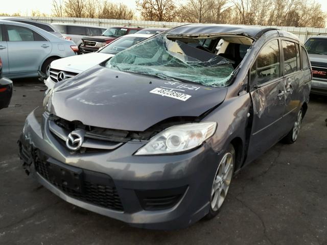 JM1CR293190354389 - 2009 MAZDA 5 GRAY photo 2