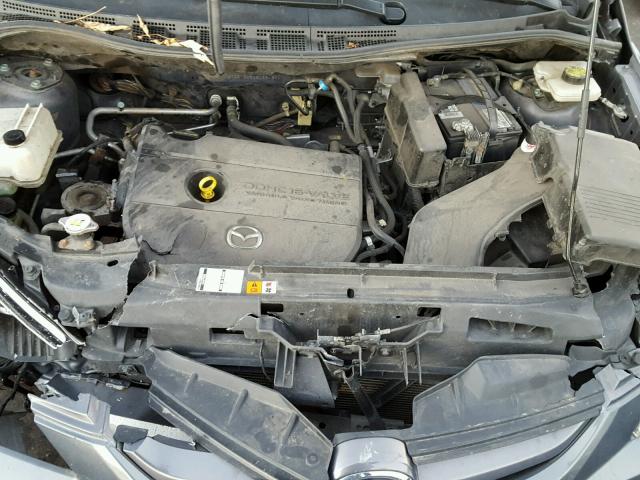 JM1CR293190354389 - 2009 MAZDA 5 GRAY photo 7