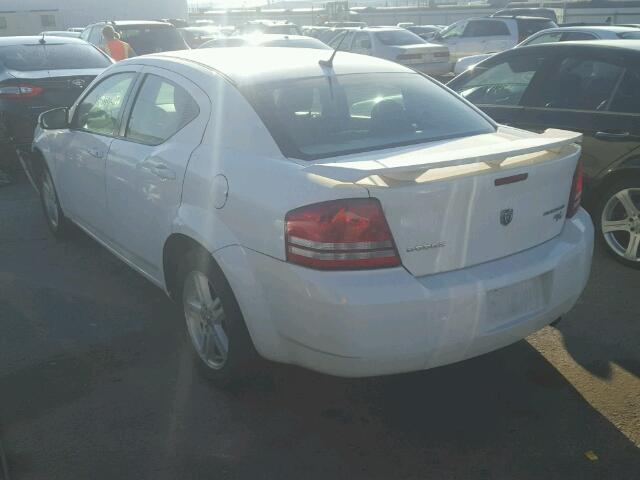 1B3CC5FBXAN142307 - 2010 DODGE AVENGER R/ WHITE photo 3