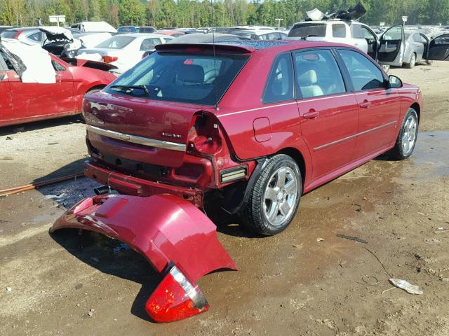 1G1ZU63846F144004 - 2006 CHEVROLET MALIBU MAX MAROON photo 4