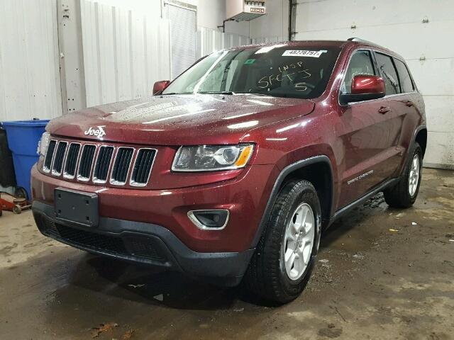 1C4RJFAG5GC425581 - 2016 JEEP GRAND CHER MAROON photo 2