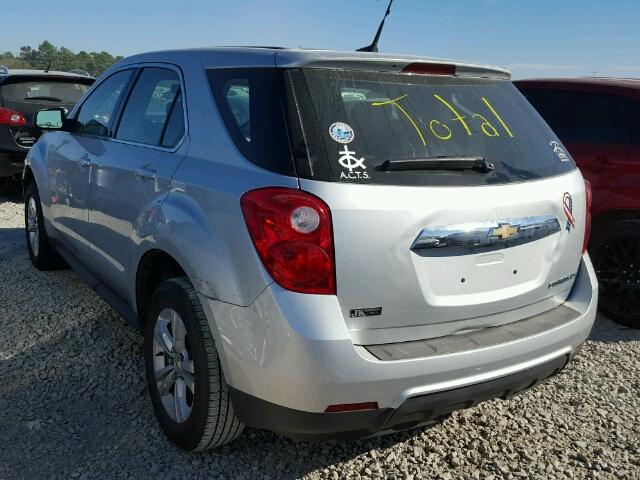 2CNALBEW4A6336601 - 2010 CHEVROLET EQUINOX LS GRAY photo 3