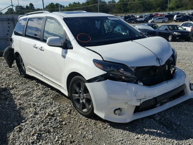 5TDXK3DC5FS638619 - 2015 TOYOTA SIENNA SPO WHITE photo 1