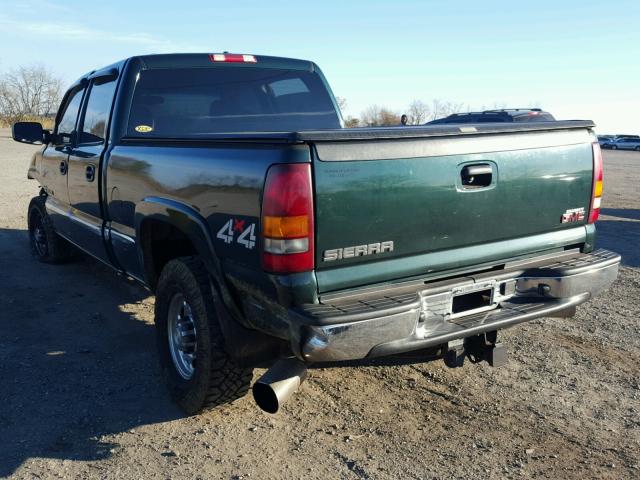 1GTHK23182F202971 - 2002 GMC SIERRA K25 GREEN photo 3