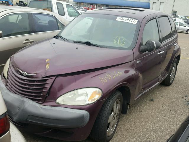 3C8FY4BB11T531199 - 2001 CHRYSLER PT CRUISER PURPLE photo 2