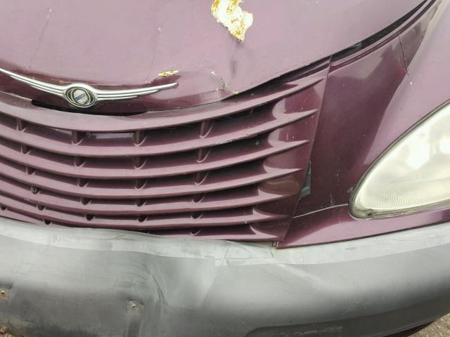 3C8FY4BB11T531199 - 2001 CHRYSLER PT CRUISER PURPLE photo 9