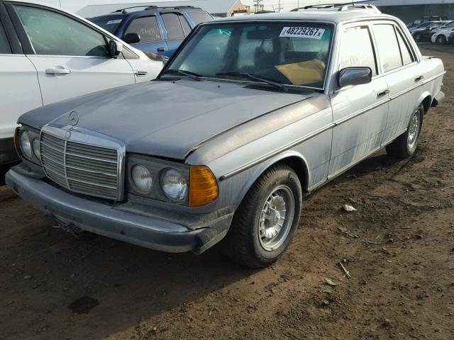 WDBAB33A0EA178169 - 1984 MERCEDES-BENZ 300 DT BLUE photo 2