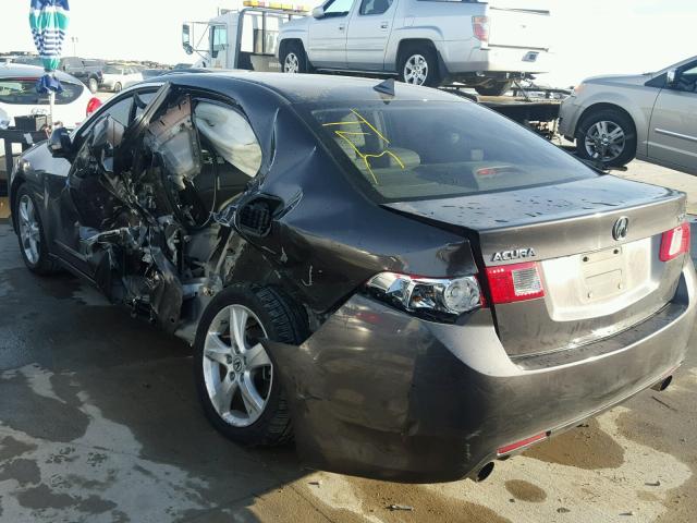 JH4CU2F63AC003255 - 2010 ACURA TSX CHARCOAL photo 2