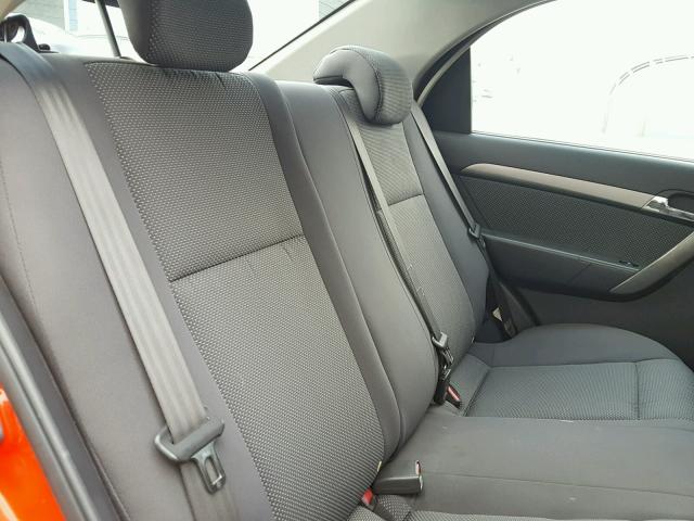 KL1TD56658B207629 - 2008 CHEVROLET AVEO BASE RED photo 6