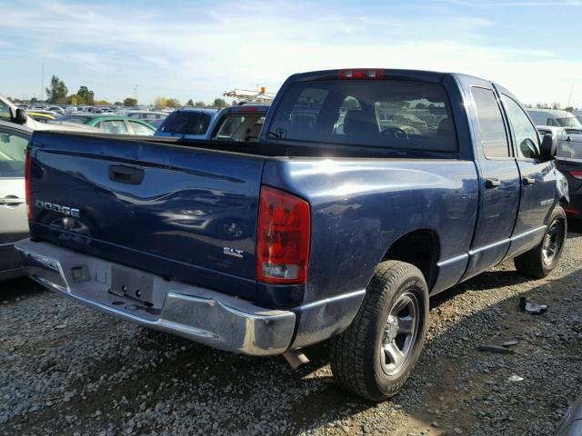 1D7HA18N33J525743 - 2003 DODGE RAM 1500 S BLUE photo 4