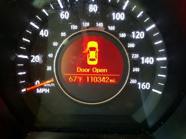 5XXGN4A78DG090747 - 2013 KIA OPTIMA EX BLACK photo 8