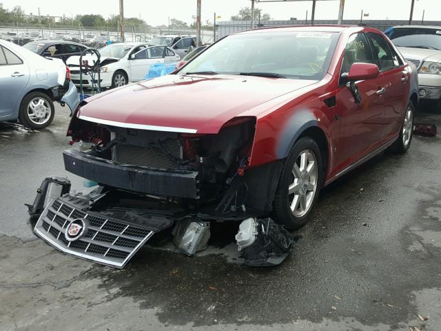 1G6DW67V790151583 - 2009 CADILLAC STS RED photo 2