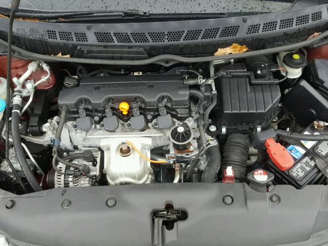 2HGFA1F83AH533193 - 2010 HONDA CIVIC EX წითელი ფოტო 7