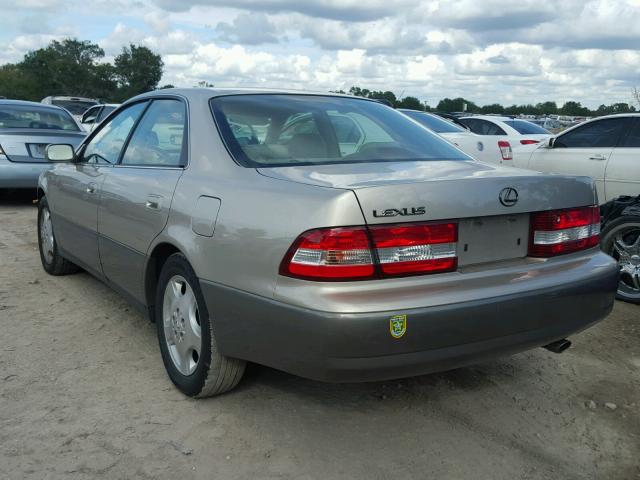 JT8BF28G3Y0266787 - 2000 LEXUS ES 300 GOLD photo 3