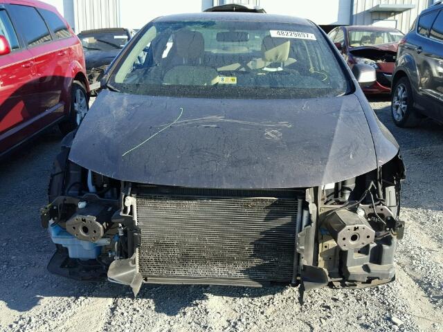 2HGFB2F51CH587698 - 2012 HONDA CIVIC LX GRAY photo 9