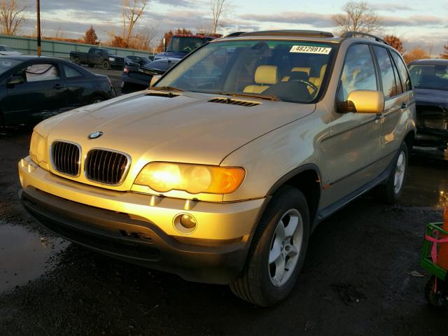 WBAFA53581LM71404 - 2001 BMW X5 3.0I BEIGE photo 2