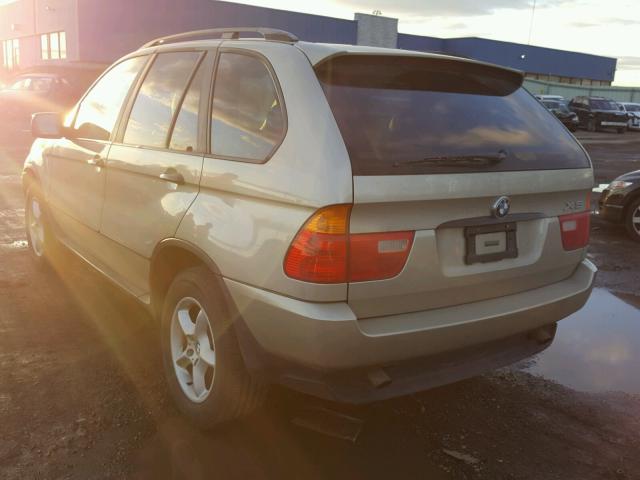 WBAFA53581LM71404 - 2001 BMW X5 3.0I BEIGE photo 3