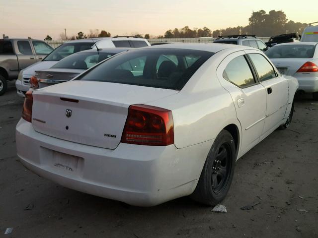 2B3KA43H87H709121 - 2007 DODGE CHARGER SE WHITE photo 4