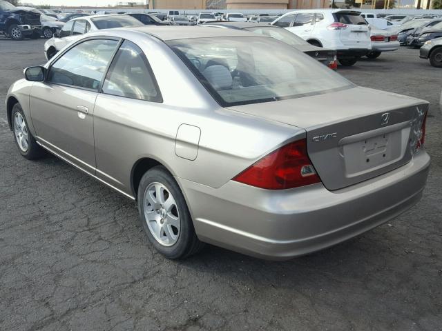 1HGEM22943L086533 - 2003 HONDA CIVIC EX 金色 照片 3