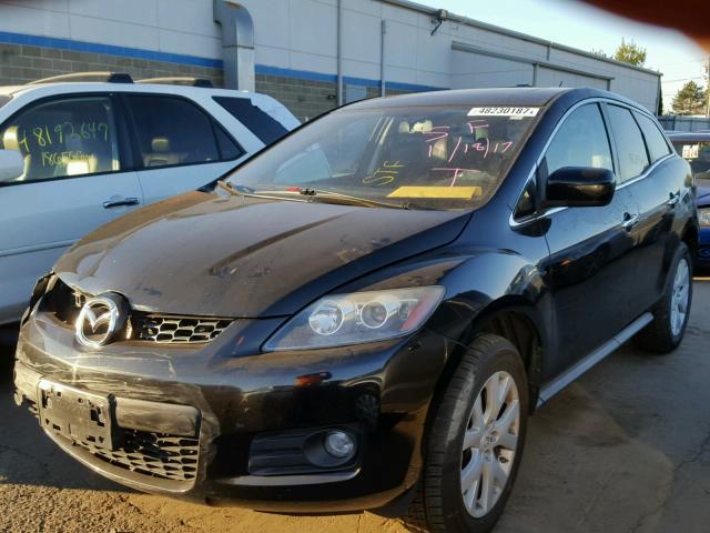 JM3ER29L580170698 - 2008 MAZDA CX-7 BLACK photo 2