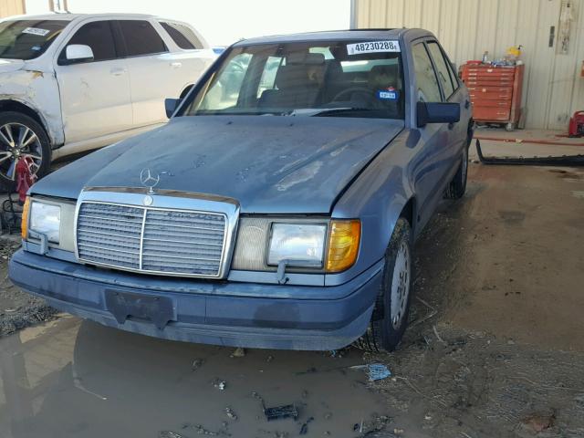 WDBEB33D3HA280758 - 1987 MERCEDES-BENZ 300 DT BLUE photo 2