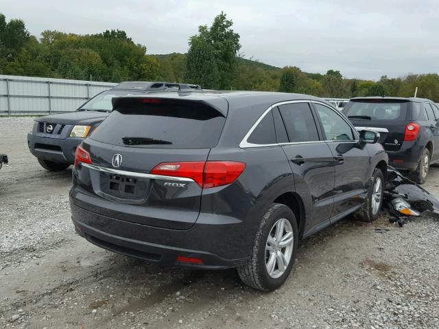 5J8TB3H34EL002476 - 2014 ACURA RDX BASE CHARCOAL photo 4