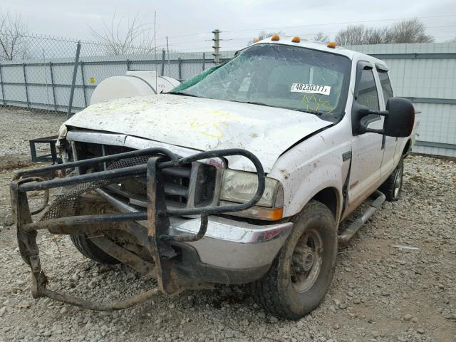 1FTNW21P84EA31825 - 2004 FORD F250 SUPER WHITE photo 2