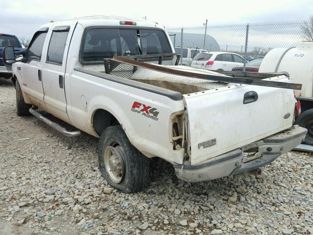 1FTNW21P84EA31825 - 2004 FORD F250 SUPER WHITE photo 3