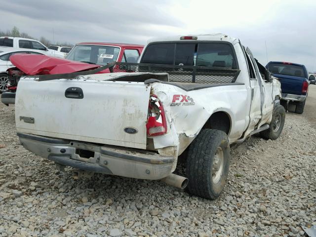 1FTNW21P84EA31825 - 2004 FORD F250 SUPER WHITE photo 4