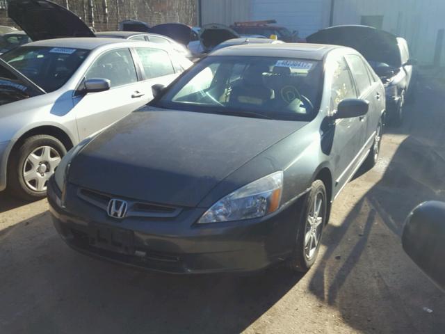 1HGCM66534A057365 - 2004 HONDA ACCORD EX GREEN photo 2