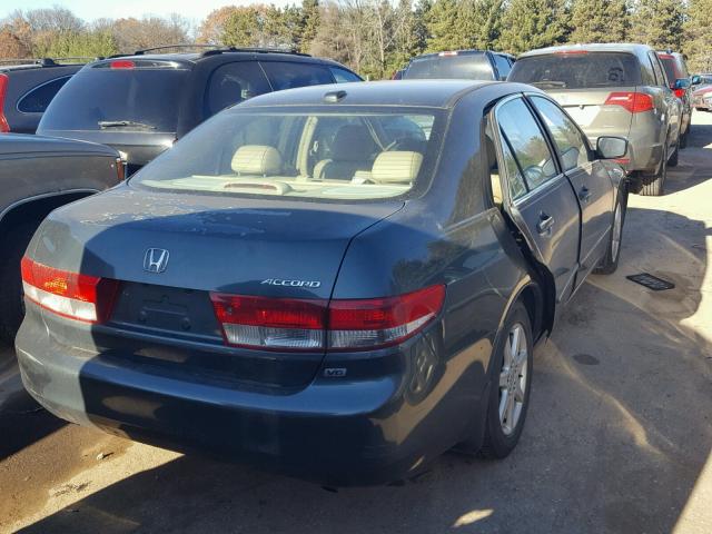 1HGCM66534A057365 - 2004 HONDA ACCORD EX GREEN photo 4