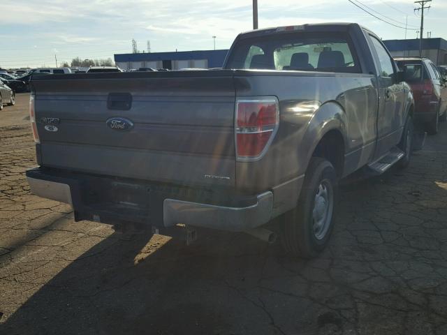 1FTMF1CM6BKD09130 - 2011 FORD F150 GRAY photo 4