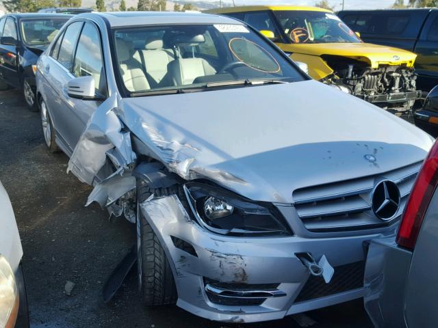 WDDGF4HB9DR269745 - 2013 MERCEDES-BENZ C 250 GRAY photo 1