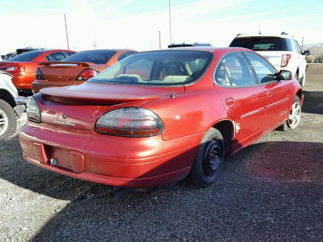 1G2WJ52K1VF353021 - 1997 PONTIAC GRAND PRIX MAROON photo 4