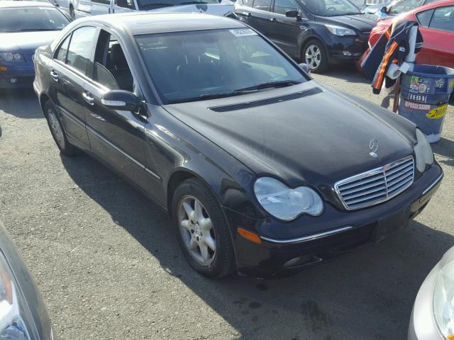 WDBRF64J64F546105 - 2004 MERCEDES-BENZ C 320 BLACK photo 1