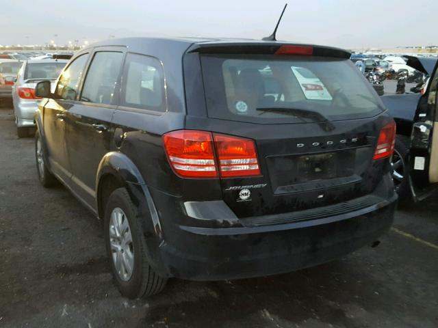 3C4PDCAB5ET151396 - 2014 DODGE JOURNEY SE BLACK photo 3