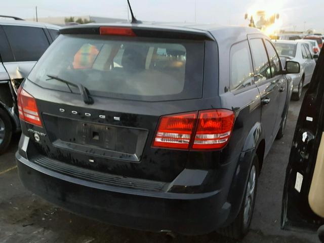 3C4PDCAB5ET151396 - 2014 DODGE JOURNEY SE BLACK photo 4