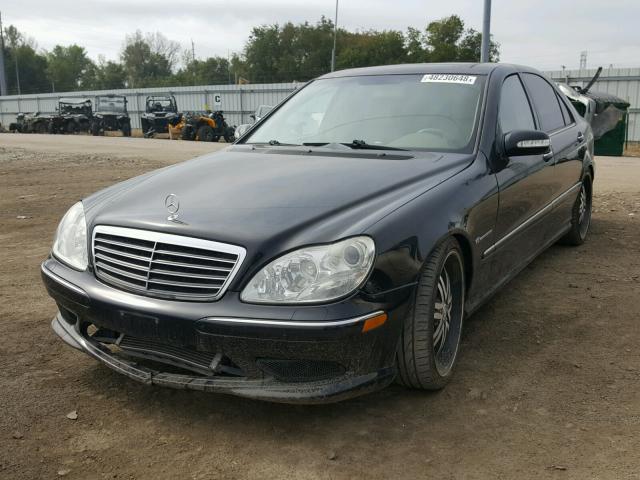 WDBNG74J53A378356 - 2003 MERCEDES-BENZ S 55 AMG BLACK photo 2