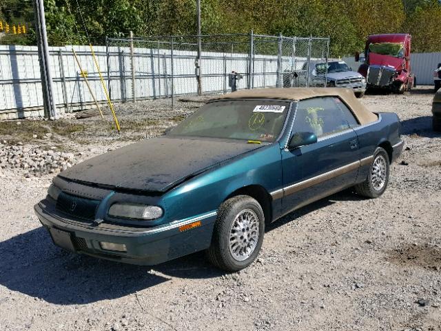 1C3EU4532RF160979 - 1994 CHRYSLER LEBARON BA GREEN photo 2