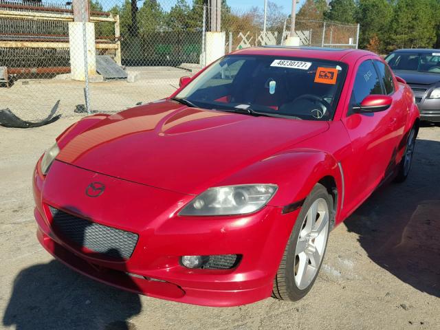 JM1FE173150160865 - 2005 MAZDA RX8 RED photo 2