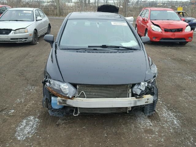 2HGFA1F28AH032649 - 2010 HONDA CIVIC DX BLACK photo 9