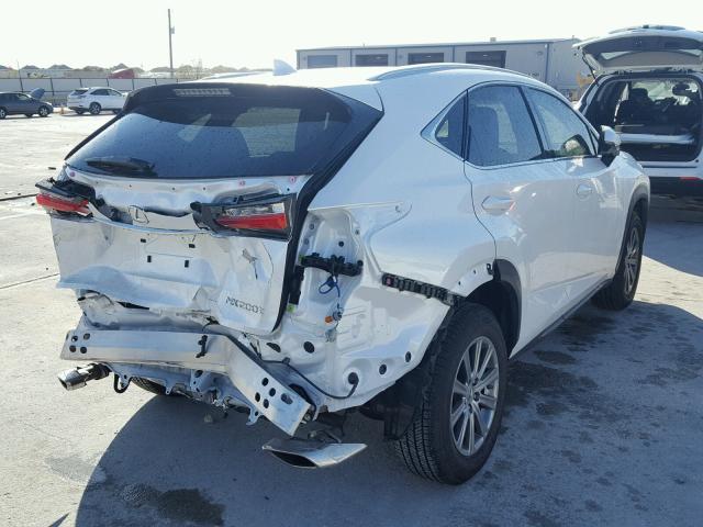 JTJYARBZ5H2082806 - 2017 LEXUS NX 200T WHITE photo 4