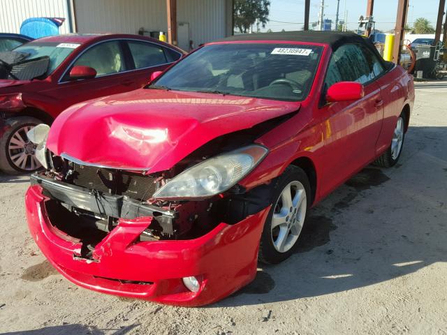 4T1FA38P56U077177 - 2006 TOYOTA CAMRY SOLA RED photo 2