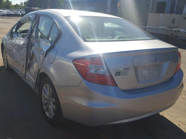 2HGFB2F98CH502746 - 2012 HONDA CIVIC EXL 银色 照片 3